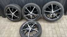 R17 jante Dotz 4x100 cu anvelope vara 205/45-17 Vw Mini Suzuki Opel