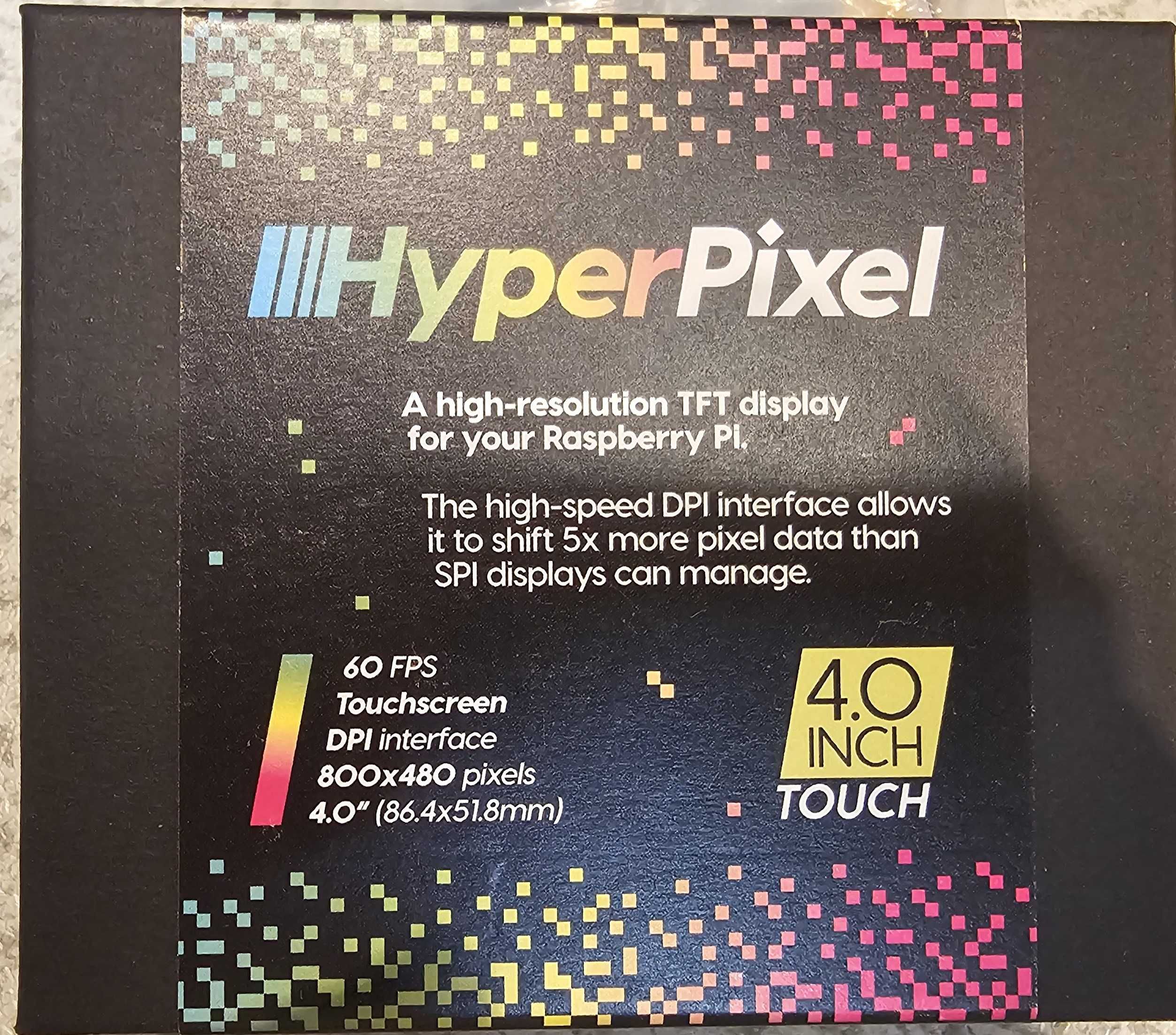 Продавам 4" дисплей  HyperPixel 4.0 touch