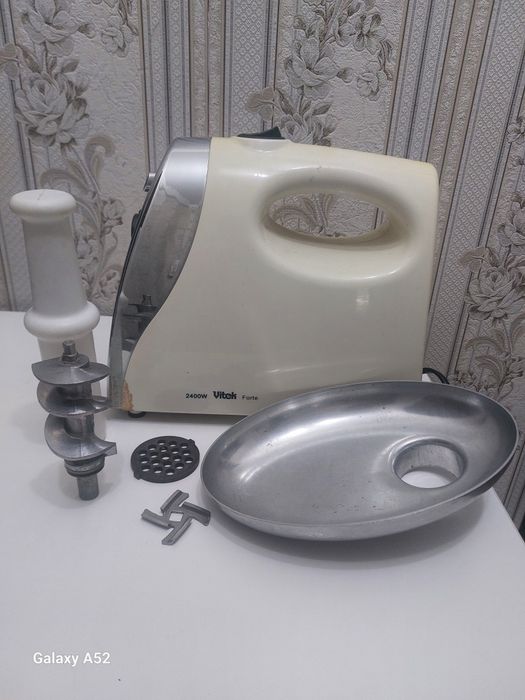 Мясорубка в рабочем состоянии