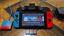 Nintendo Switch  + 4 игри