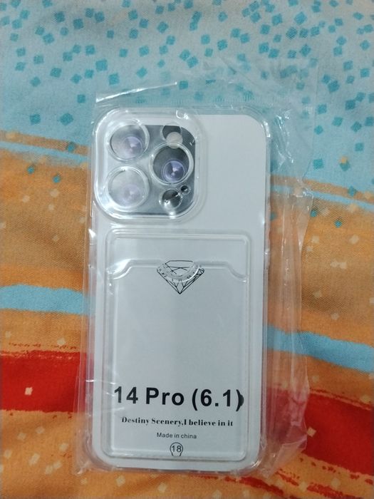 Новый прозрачный чехол для айфон 14 про