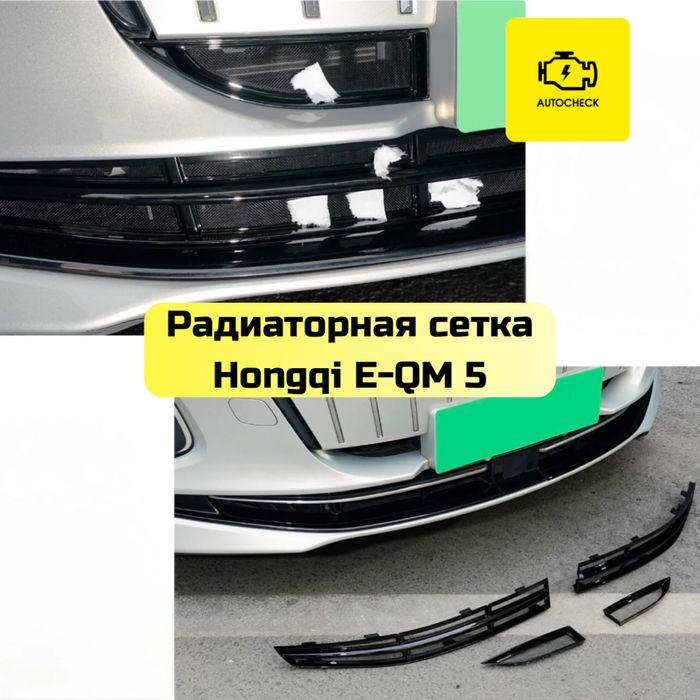 Радиаторная сетка для Hongqi E-QM 5 от «Autocheck.Shop»