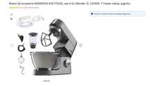 Robot de bucatarie kenwood titanium chef 1500w