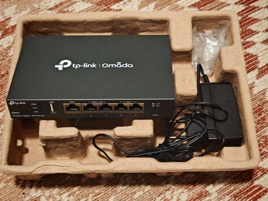 Router TP-Link Omada ER605 – Gigabit, VPN, Dual WAN