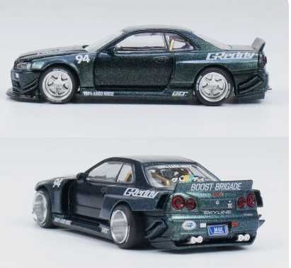 Nissan Skyline GTR R34 | Kaido House 1:64 | Премиальная модель