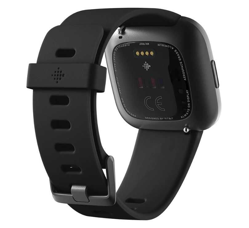 Ceas smartwatch Fitbit Versa 2, NFC, Black/Carbon NOU Sigilat