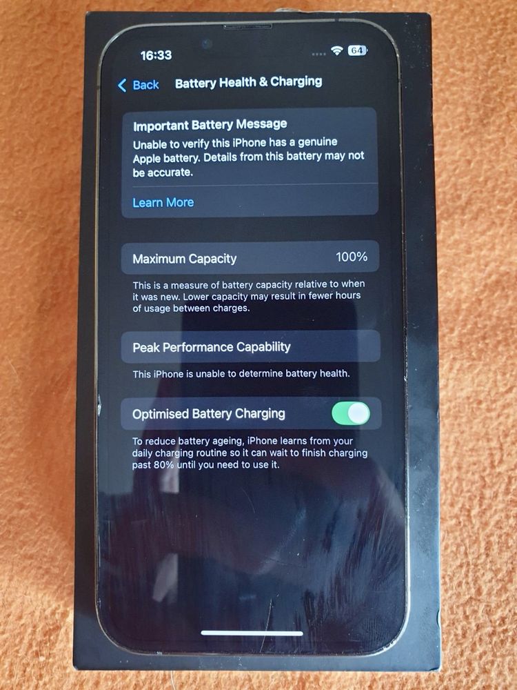 iPhone 13 Pro 256GB 100% Battery