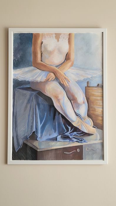 Tablou pictat în tempera