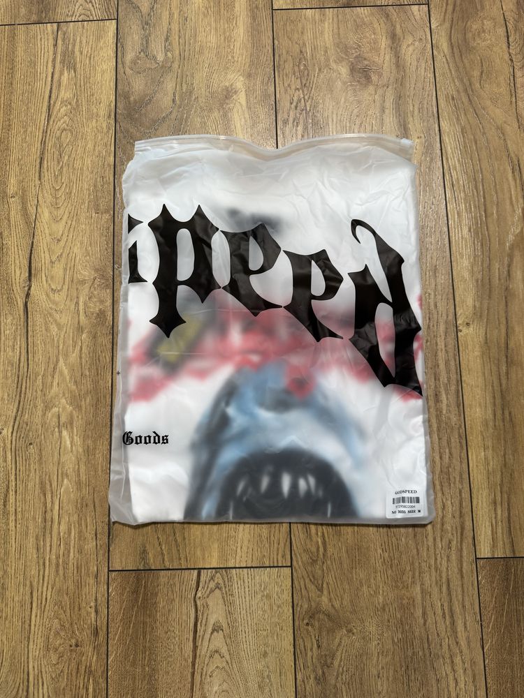 Godspeed "Shark" White T-shirt