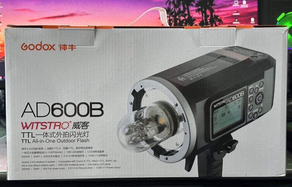 Blit Godox AD600B si Canon 5D III