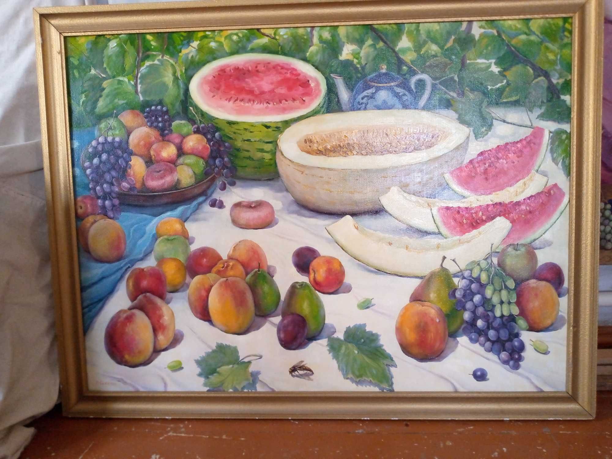 Продается Натюрморт Дыня Персики