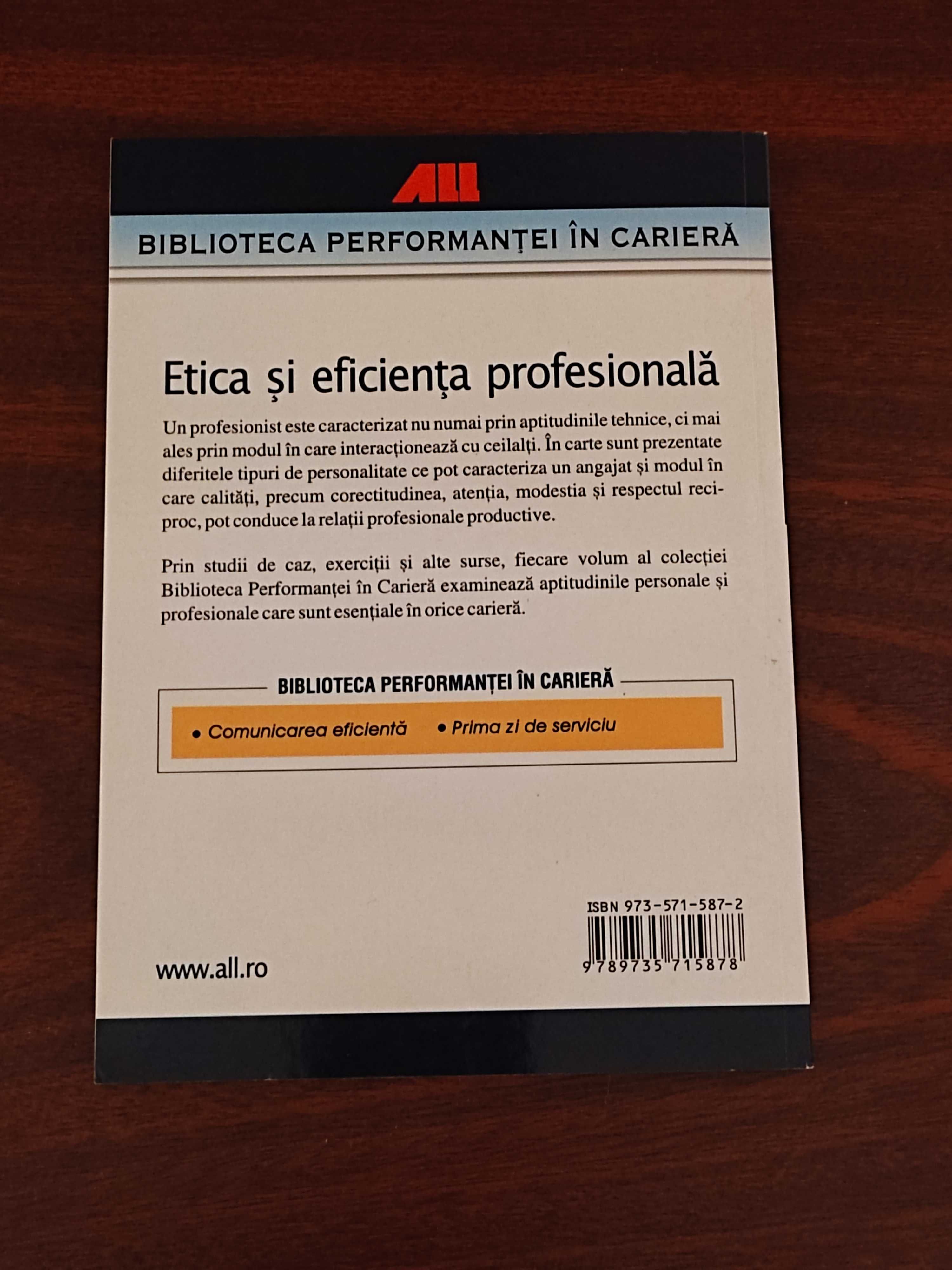 Etica și eficiența profesionala-Violeta Chiriac(trad.).Livrare gratis