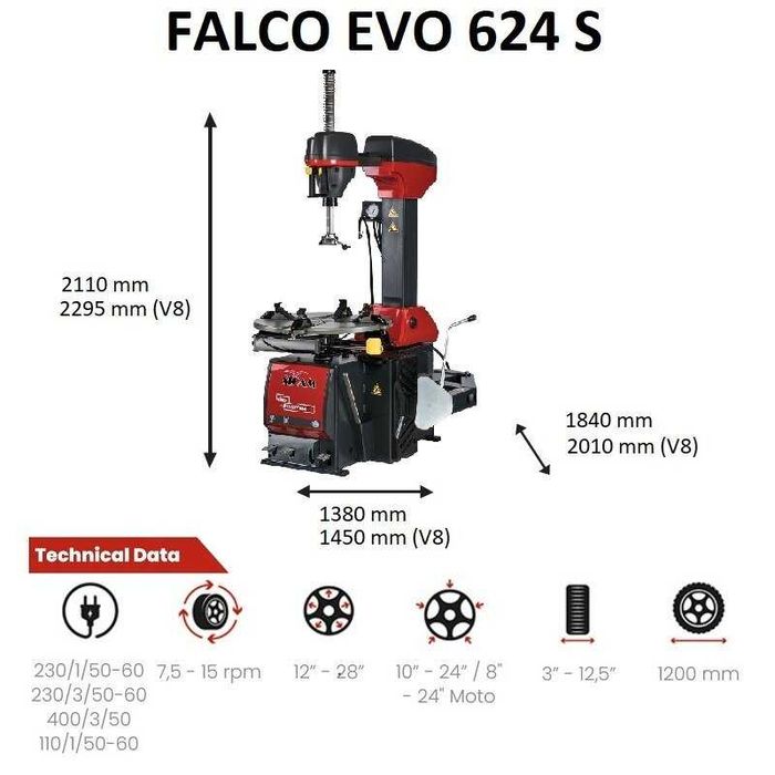 Продавам Италиански машини за монтаж, демонтаж и баланс на гуми