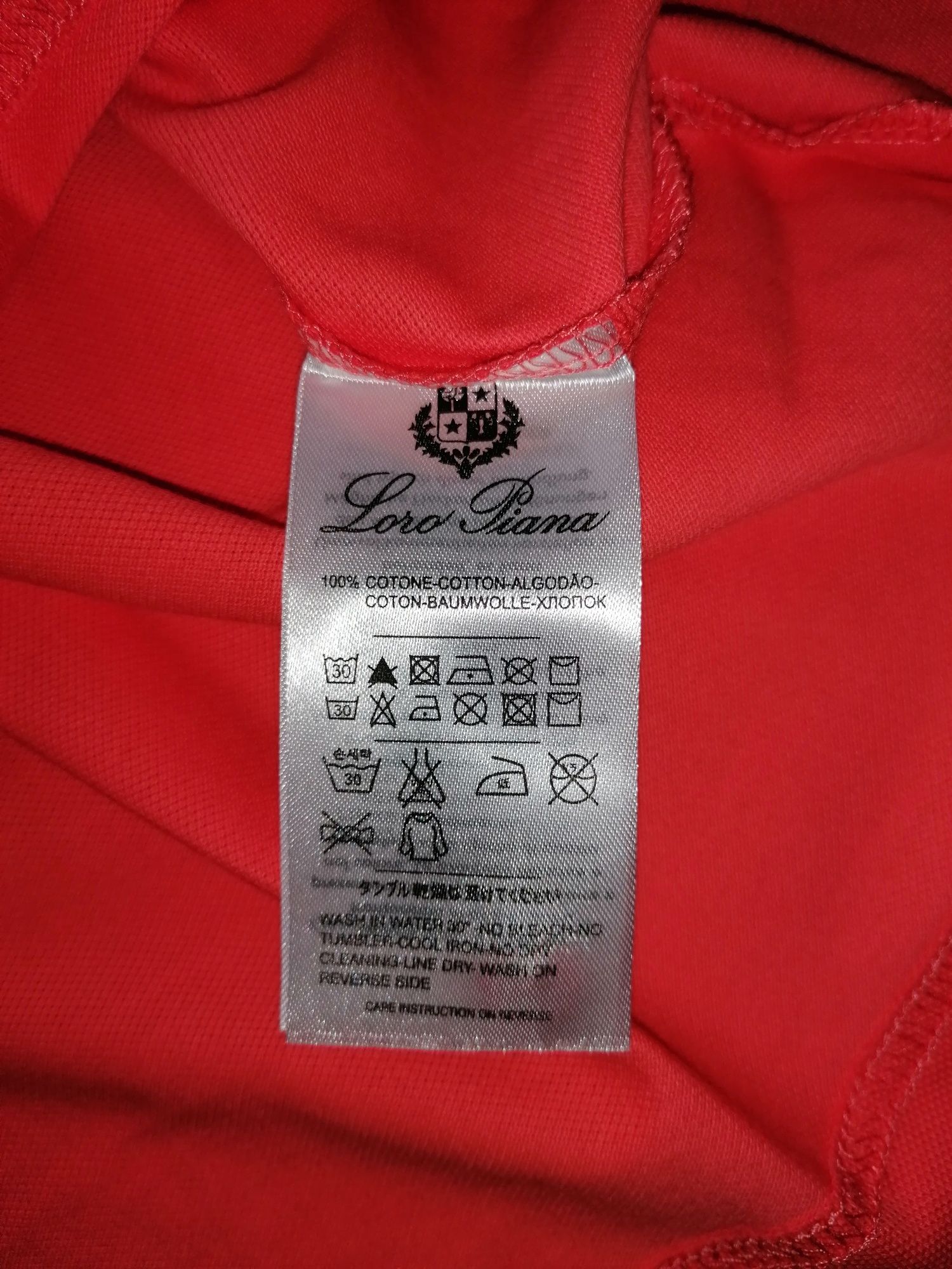 Loro Piana® - НОВА - мъжка поло тениска - 56(2XL)