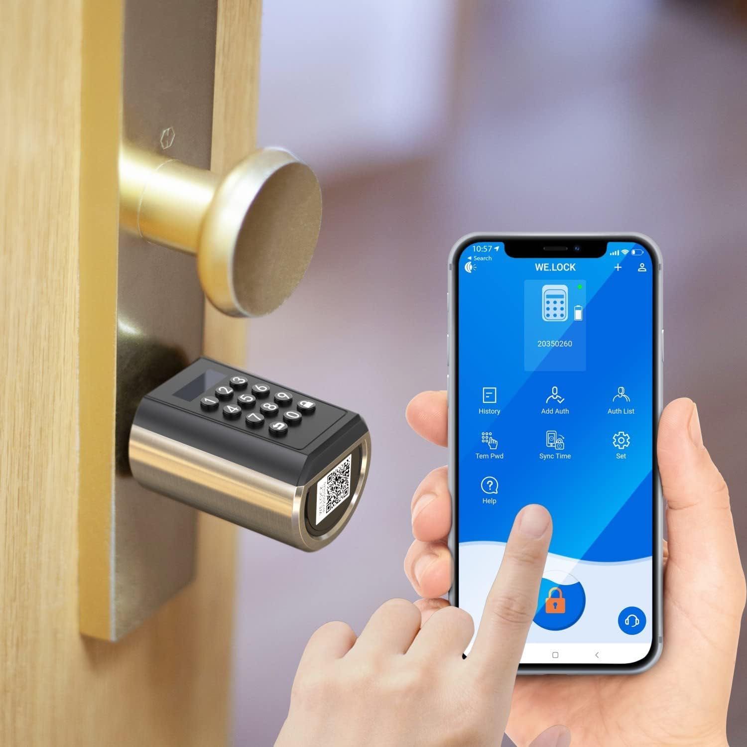 WE.LOCK Keyless Password and Bluetooth Smart Electronic Door Lock NOU