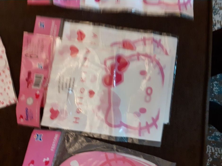 Hello kitty accesorii petrecere fete fetița ghirlande noi
