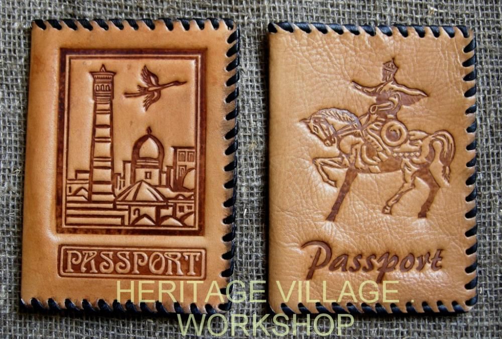 Паспортные обложки из натуральной кожи .