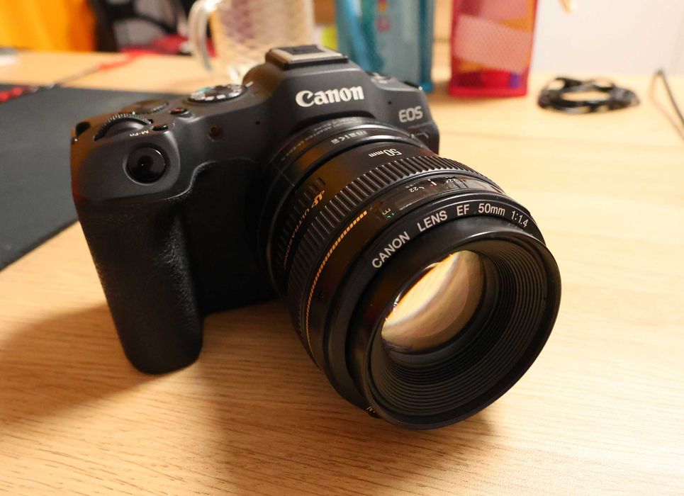 obiectiv foto Canon EF 50mm f1.4