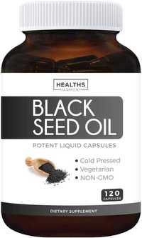 Black Seed Oil 1000 mg, 120 ct капсулы Черного тмина США