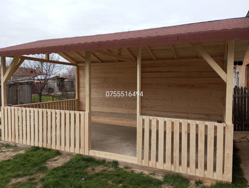 Vând foișor din lemn cabane din lemn case din lemn