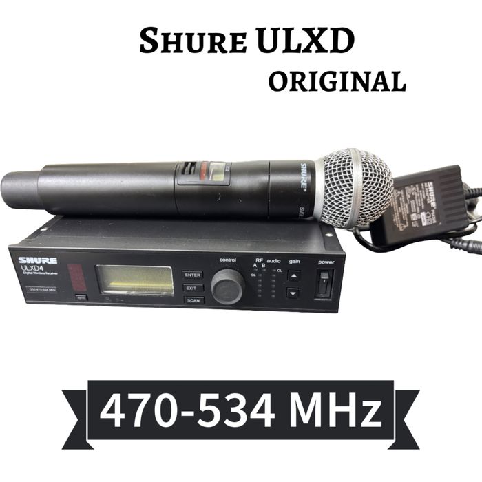 Shure ULXD original Mexic 470-534 MHz
