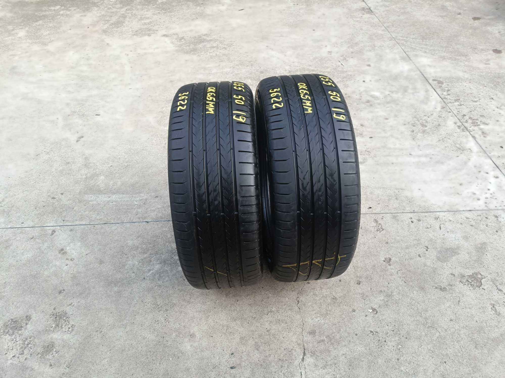 Doua anvelope vara 255 50 19 Continental EcoContact 6Q cu 6,5 mm 3622