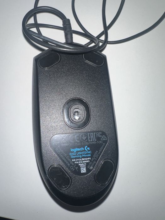 геймърска мишка logitech g102