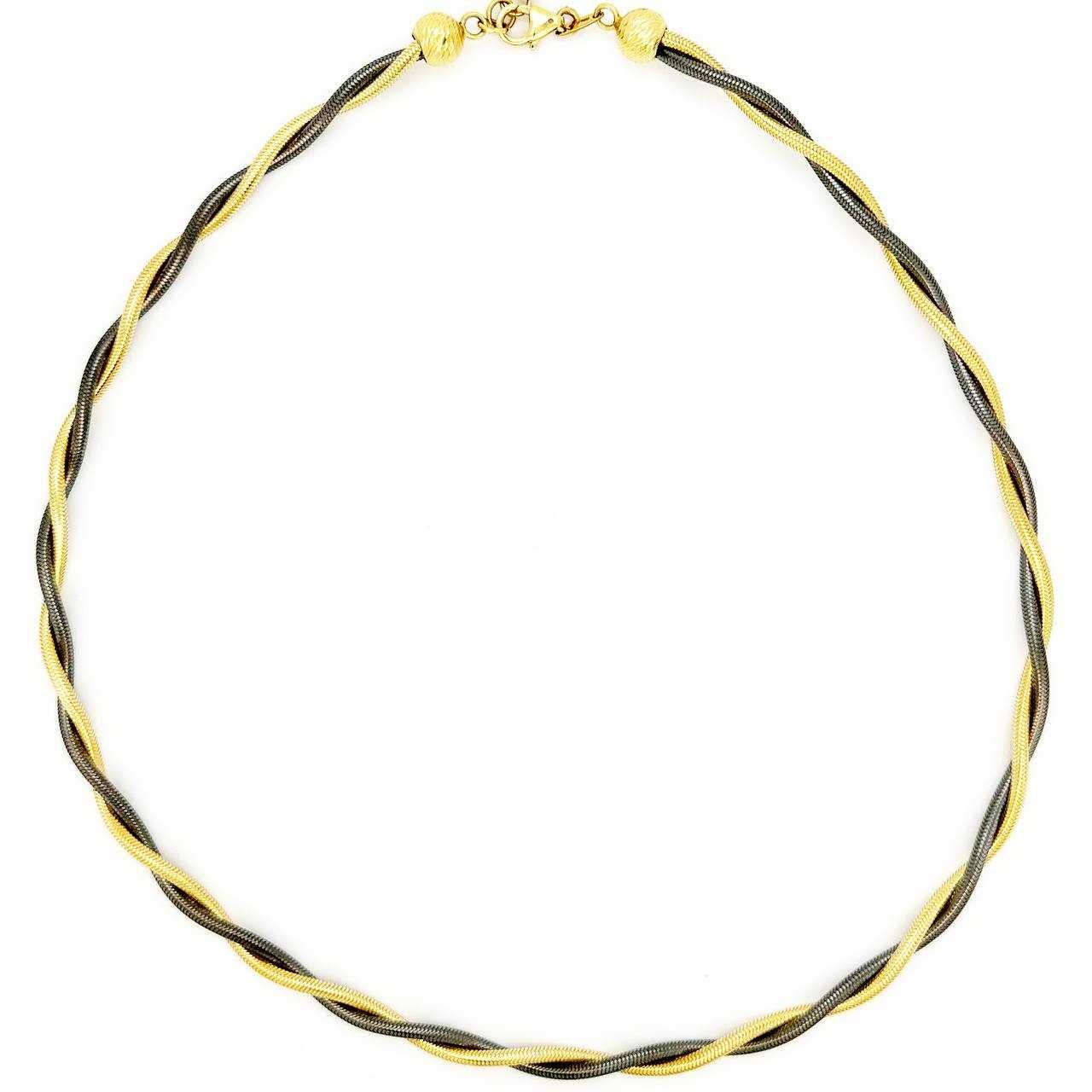 Золотой комплект Twist Elegance