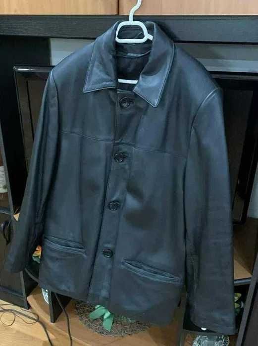 (IacobProd) Geacă de piele bărbați (mărime 48)