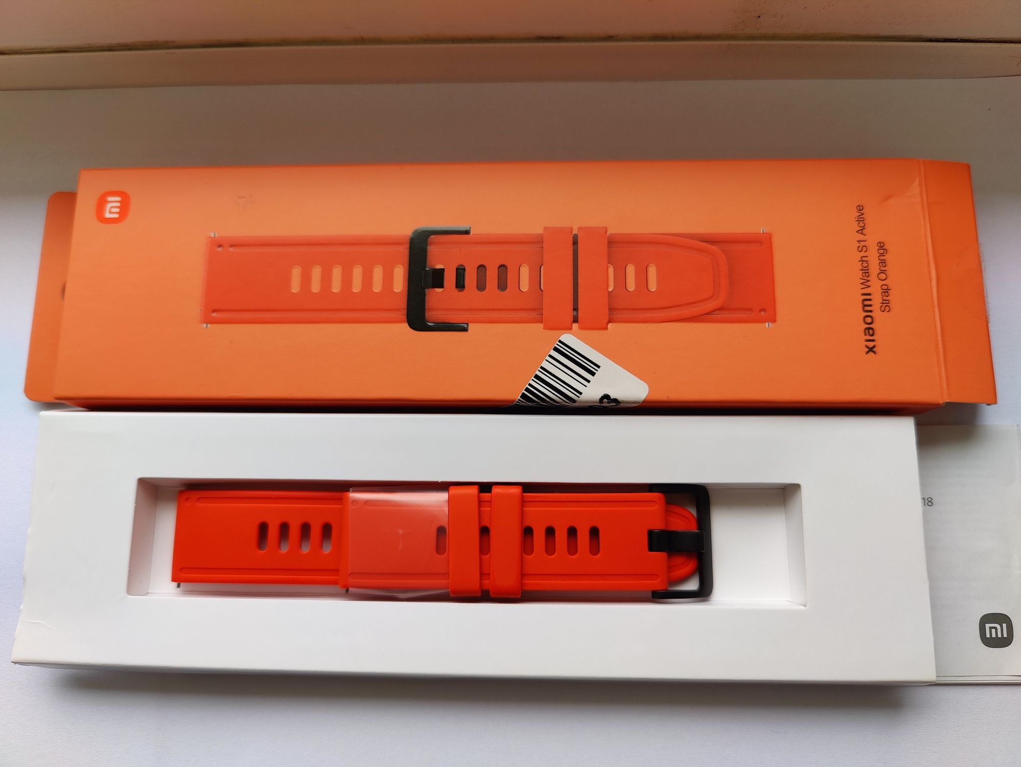 Curea Silicon Originala Xiaomi - orange 22 mm