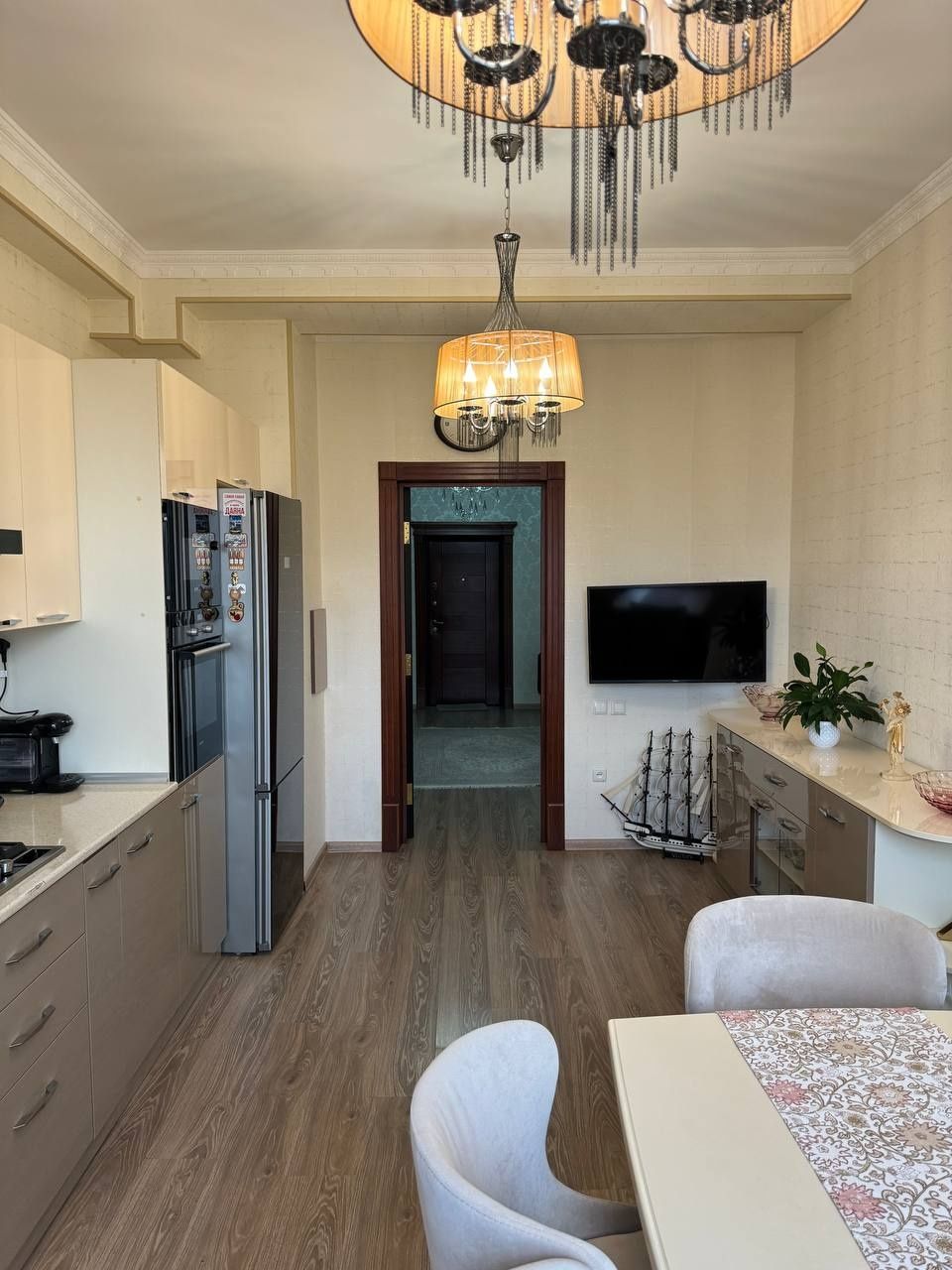 Яшнабад район Паркентский Новостройка  3/5/8 С ремонтом  131 м²