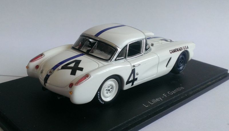 Macheta Chevrolet Corvette 24h Le Mans 1960 - Spark 1/43