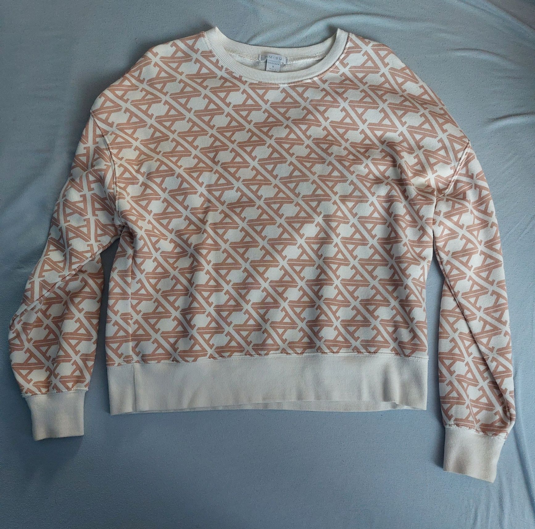 Pullover alb cu model