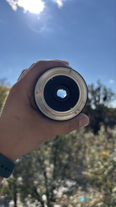 Obiectiv Canon 50mm f1.8 + Samyang 8mm f3.5