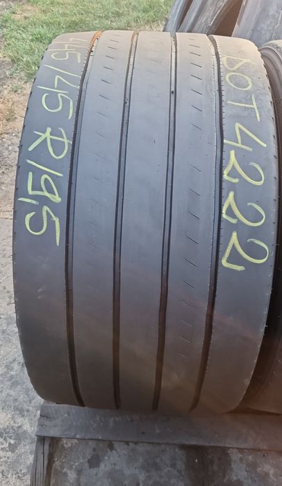 2 Anvelope Semiremorca Evergreen  445/45 R19.5 DOT4222.