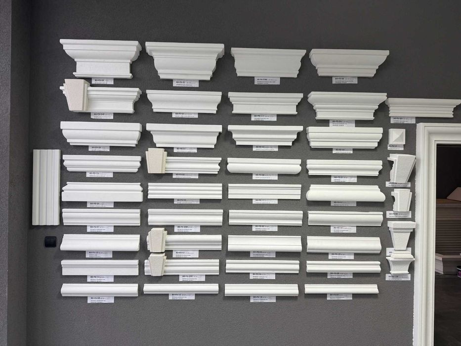 Profile Decorative Polistiren Coloane Stâlpi Colțare Capitele Premium