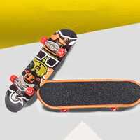 Set 2 fidget toys skateboard. Metalic, cu suprafață abraziva