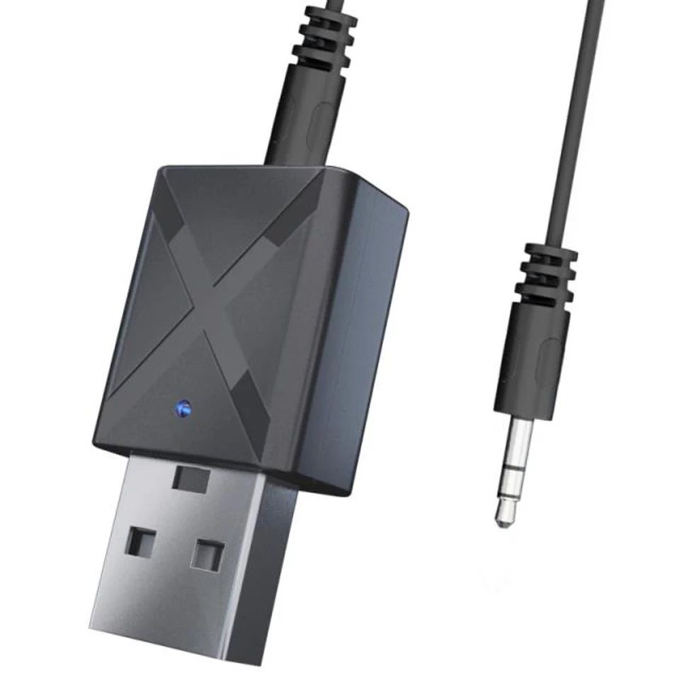 Bluetooth Auto Audio AUX Stereo Wireless Adapter USB Bluetooth 5.0 Tra