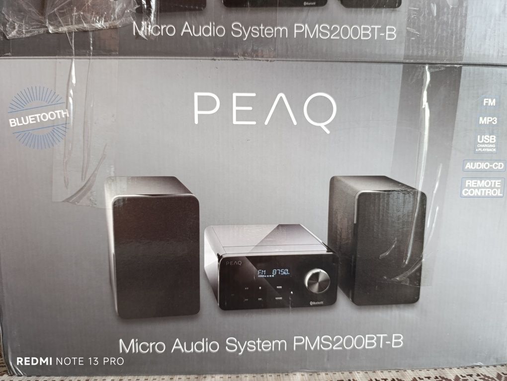 Аудио система PEAQ PMS200BT-B
