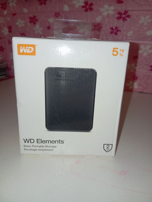 Hard disk extern portabil WD Elements Basic Portable Storage 5 TB
