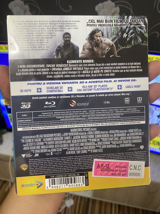 Blu-ray The Legend of Tarzan 3D+2D steelbook