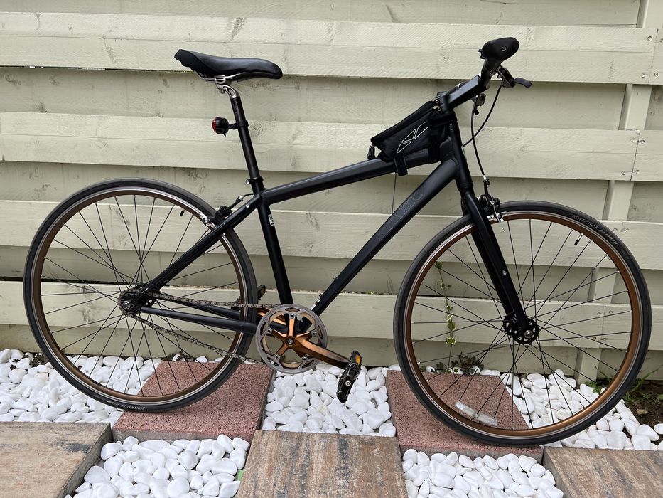 Bicicleta de oras single speed Trek, caucicuri si piese noi!