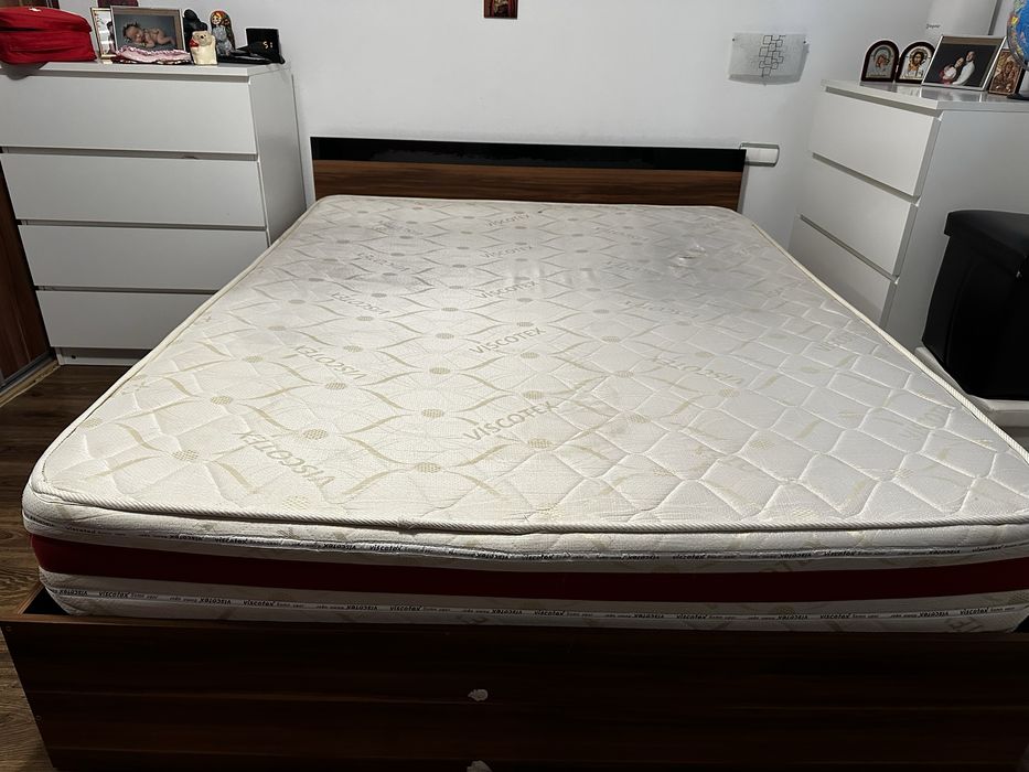 Vand saltea si somiera 160x200 oferta Black Friday doar azi