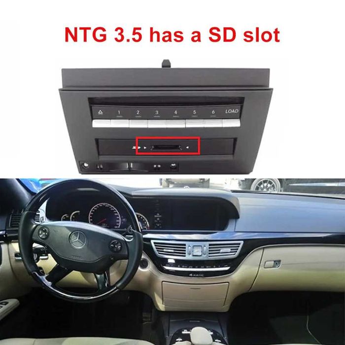 CarPlay и Android Auto интерфейс за Mercedes Benz W221 (2006-2008г.)