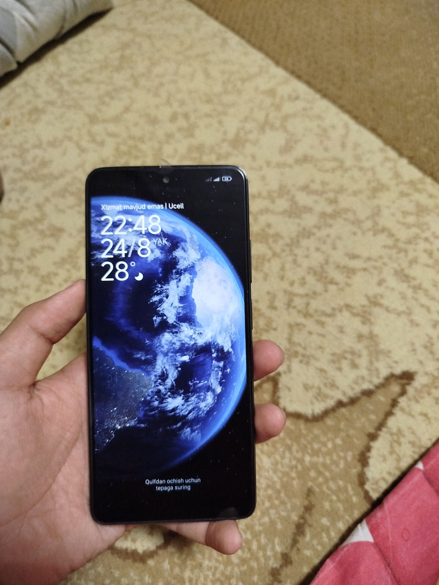 Redmi note 12pro  ekran almashgan karob ka dakument bor