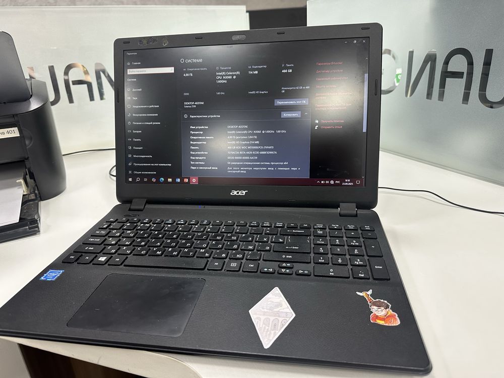 Acer Noutbook sotiladi Desktop 4I2DTAK celeron 500 GB