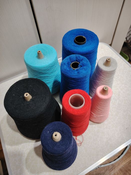 Продам пряжу в бобинах