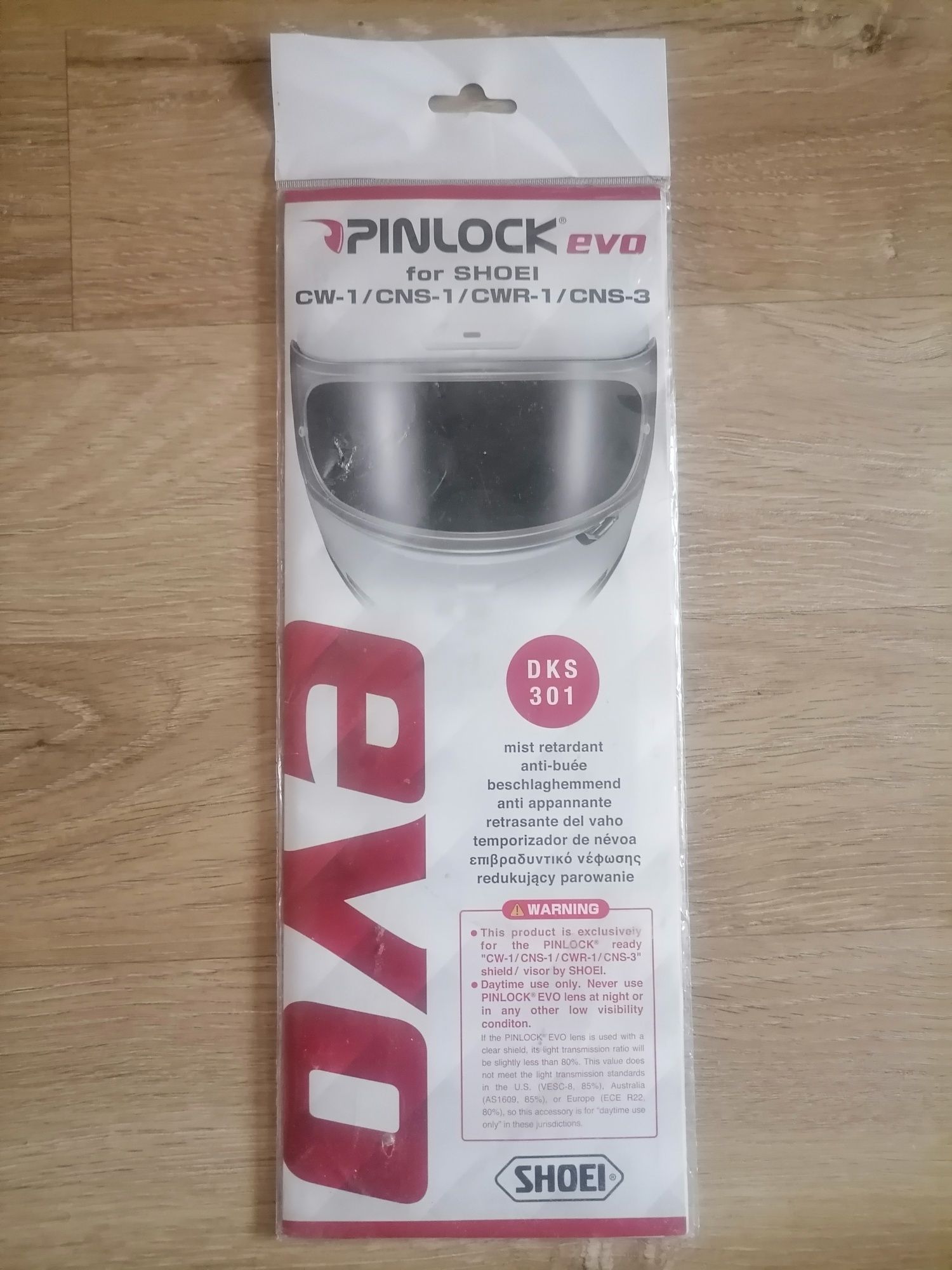 Pinlock evo for SHOEI