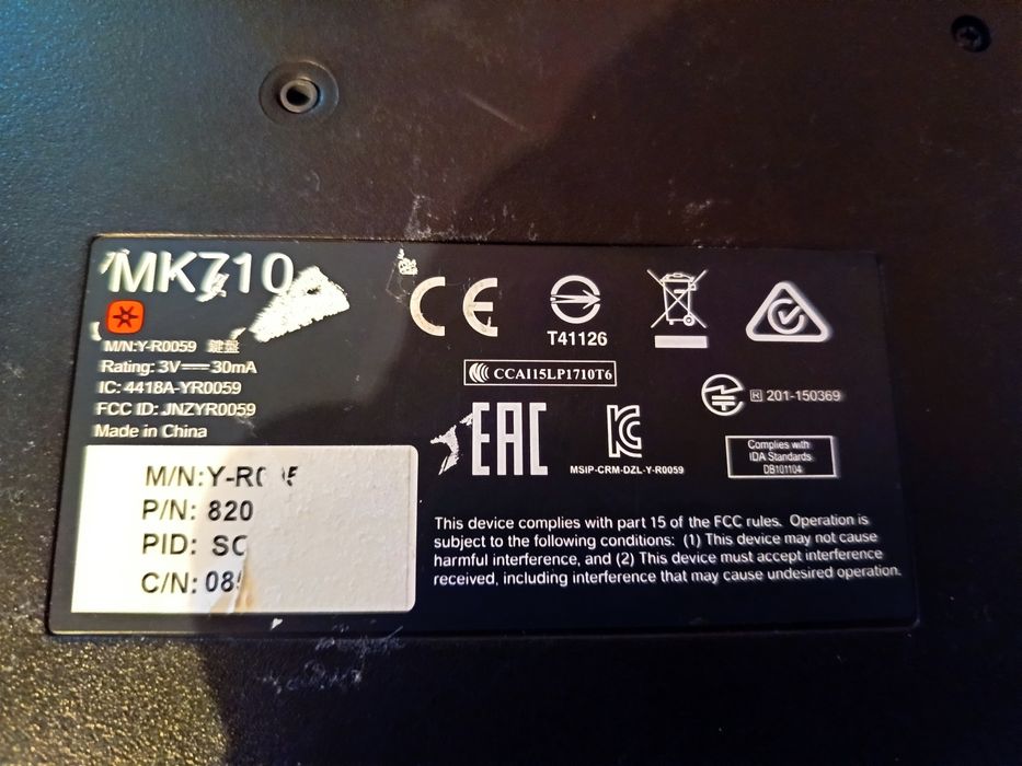 Клавиатура Logitech Wireless