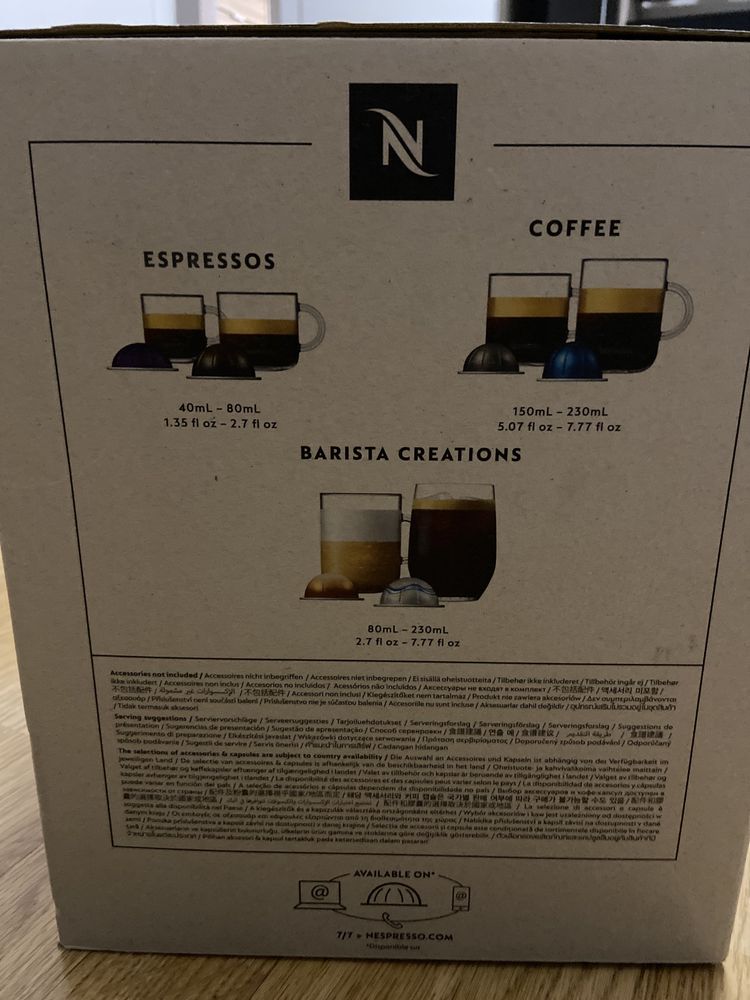 Nespresso Vertuo Pop rosu espressor capsule + 2 seturi a 10 capsule